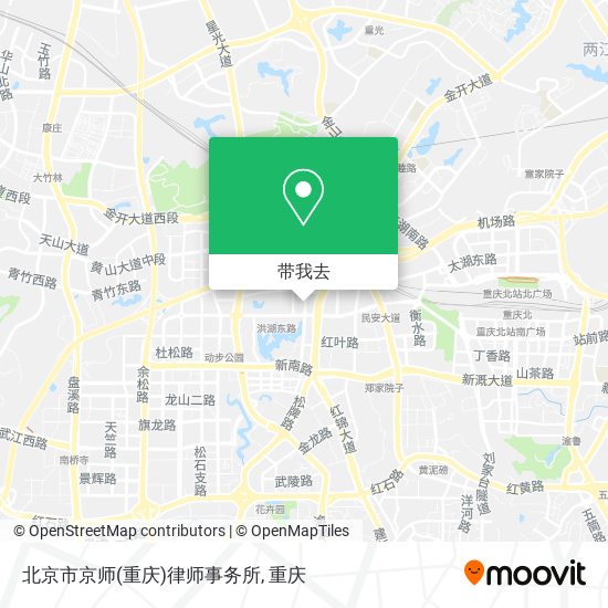 北京市京师(重庆)律师事务所地图