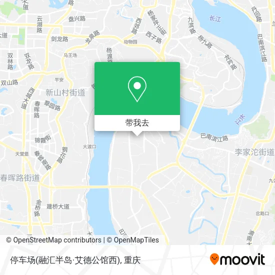 停车场(融汇半岛·艾德公馆西)地图