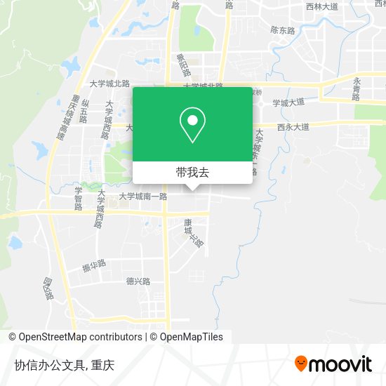 协信办公文具地图