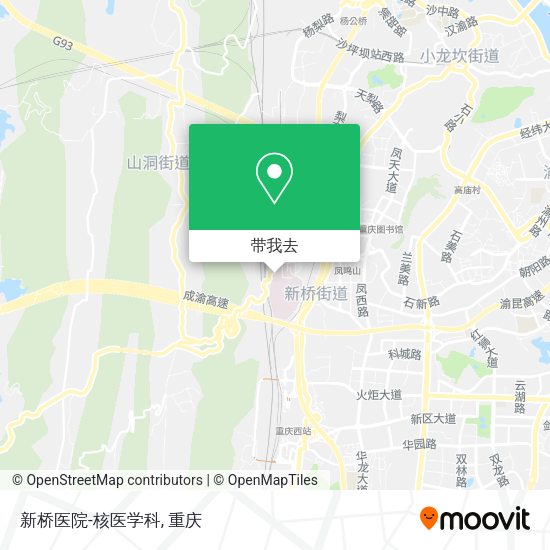 新桥医院-核医学科地图