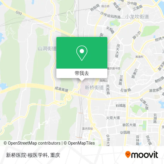 新桥医院-核医学科地图