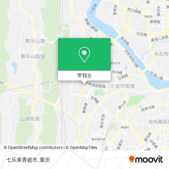 七乐果香超市地图