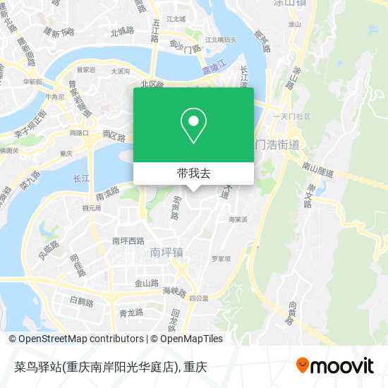 菜鸟驿站(重庆南岸阳光华庭店)地图
