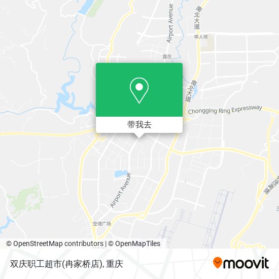 双庆职工超市(冉家桥店)地图