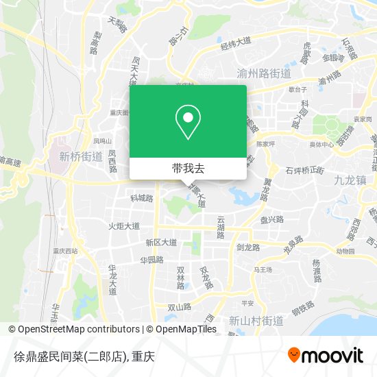 徐鼎盛民间菜(二郎店)地图