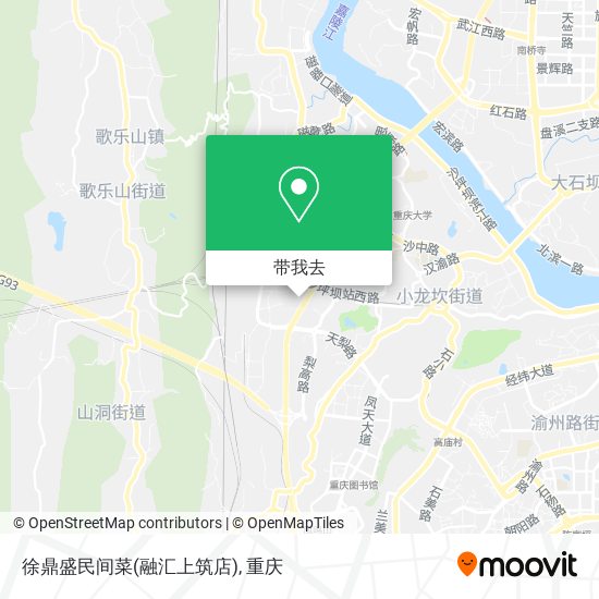 徐鼎盛民间菜(融汇上筑店)地图