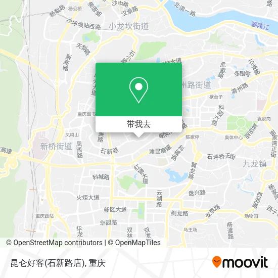 昆仑好客(石新路店)地图