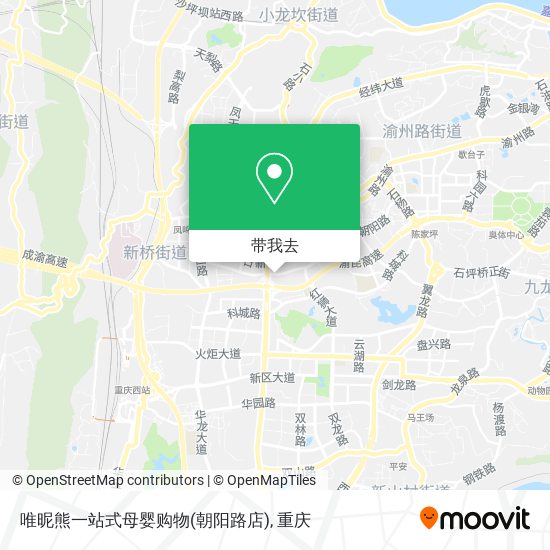 唯昵熊一站式母婴购物(朝阳路店)地图
