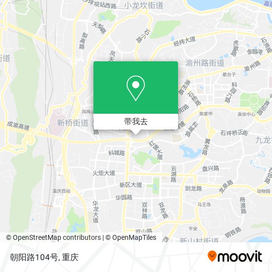 朝阳路104号地图
