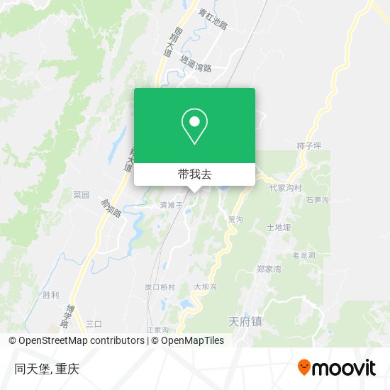 同天堡地图