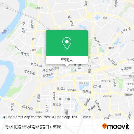 青枫北路/青枫南路(路口)地图