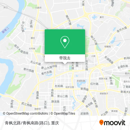 青枫北路/青枫南路(路口)地图