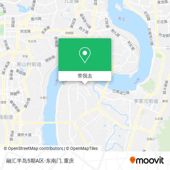 融汇半岛5期A区-东南门地图