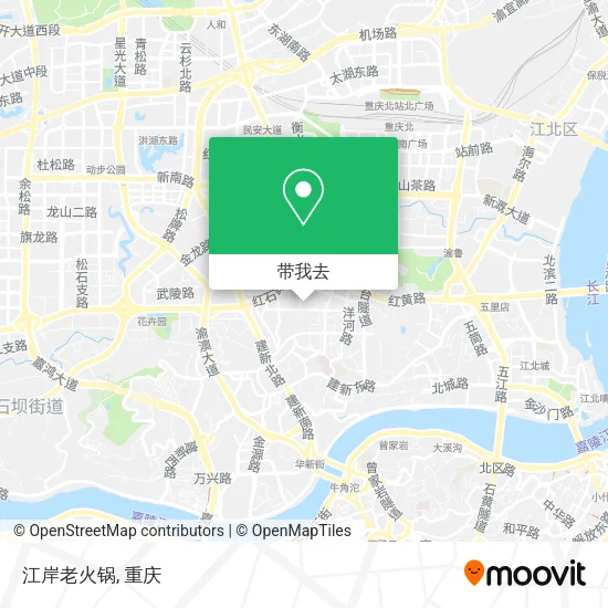 江岸老火锅地图