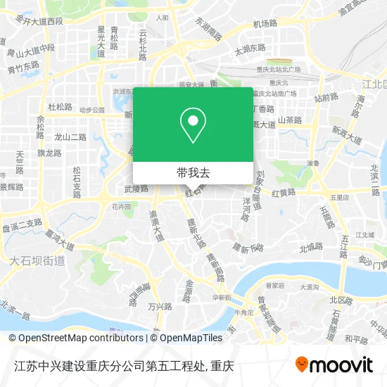 江苏中兴建设重庆分公司第五工程处地图