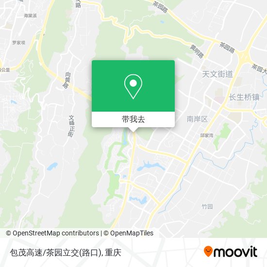 包茂高速/茶园立交(路口)地图