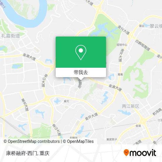 康桥融府-西门地图