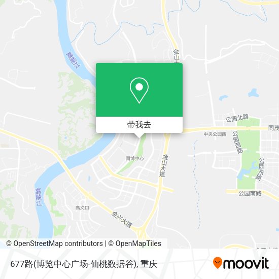 677路(博览中心广场-仙桃数据谷)地图
