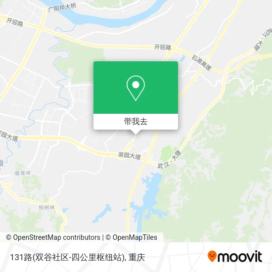 131路(双谷社区-四公里枢纽站)地图
