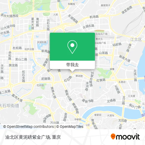 渝北区黄泥磅紫金广场地图