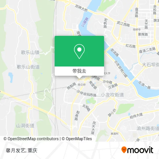馨月发艺地图