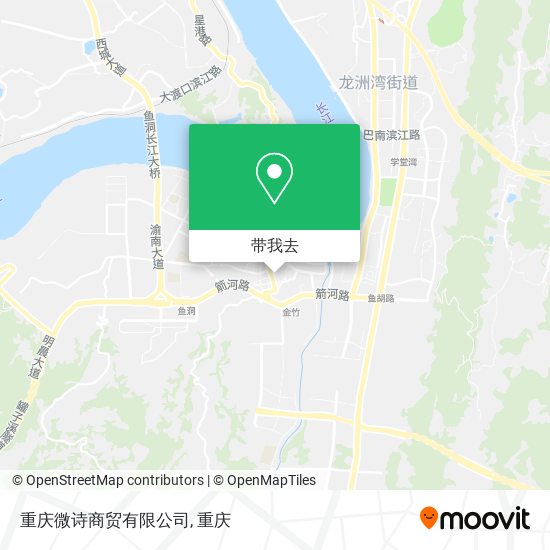 重庆微诗商贸有限公司地图