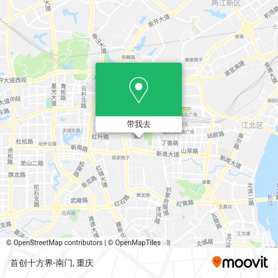 首创十方界-南门地图