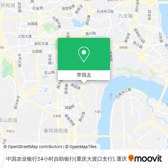 中国农业银行24小时自助银行(重庆大渡口支行)地图