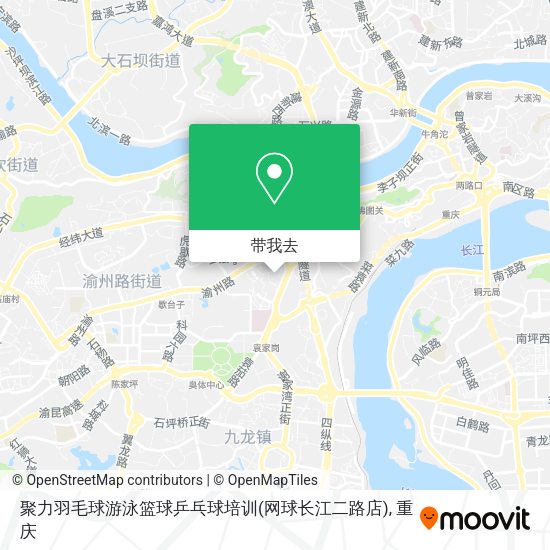 聚力羽毛球游泳篮球乒乓球培训(网球长江二路店)地图