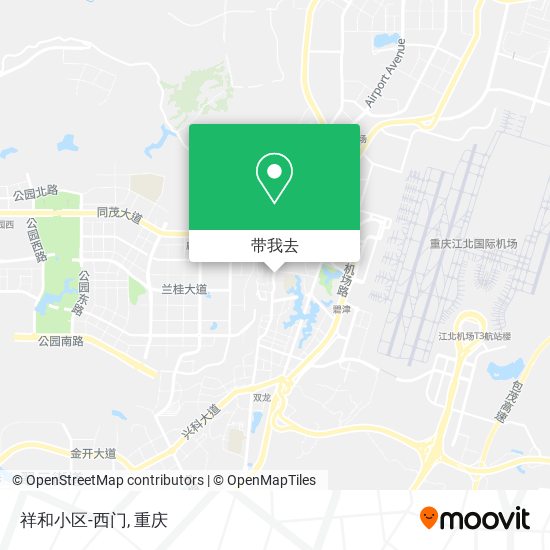 祥和小区-西门地图