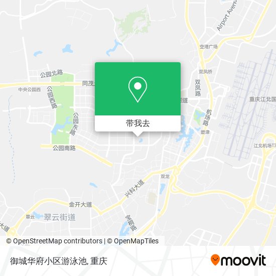 御城华府小区游泳池地图