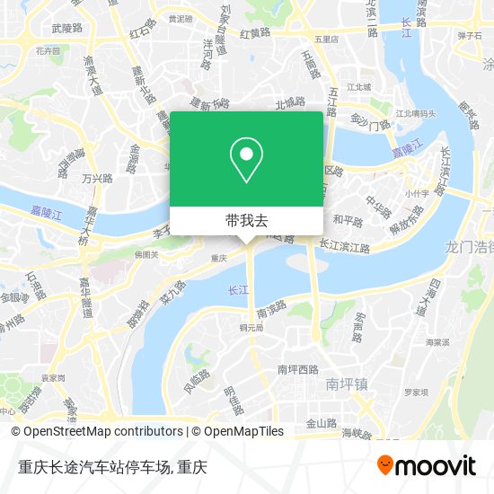 重庆长途汽车站停车场地图