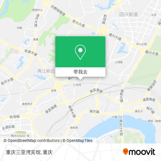 重庆三亚湾宾馆地图