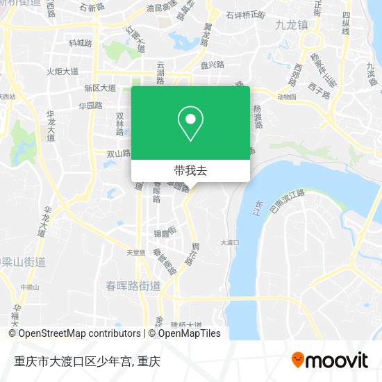 重庆市大渡口区少年宫地图