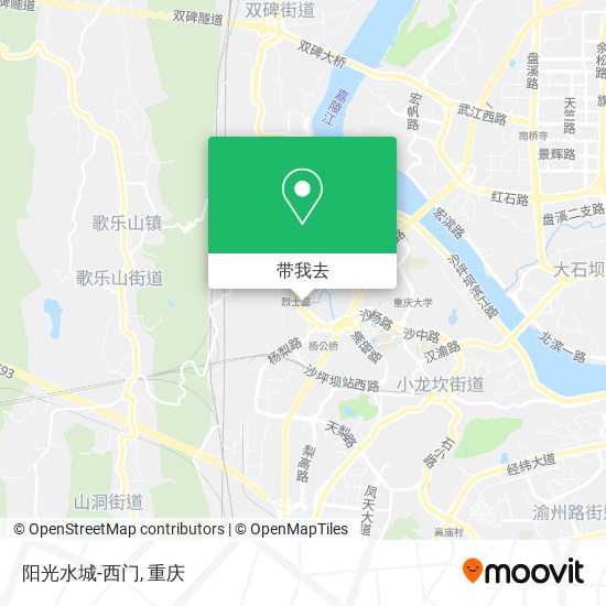 阳光水城-西门地图