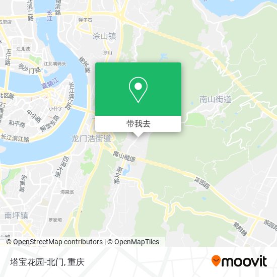 塔宝花园-北门地图