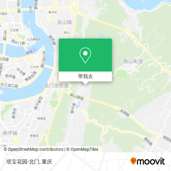 塔宝花园-北门地图