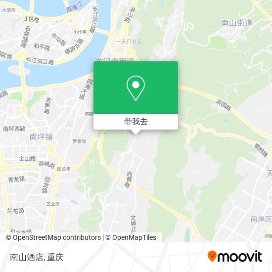 南山酒店地图
