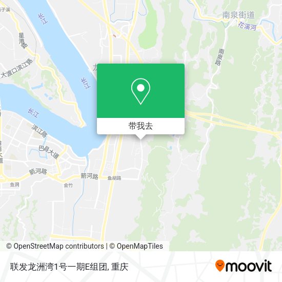联发龙洲湾1号一期E组团地图