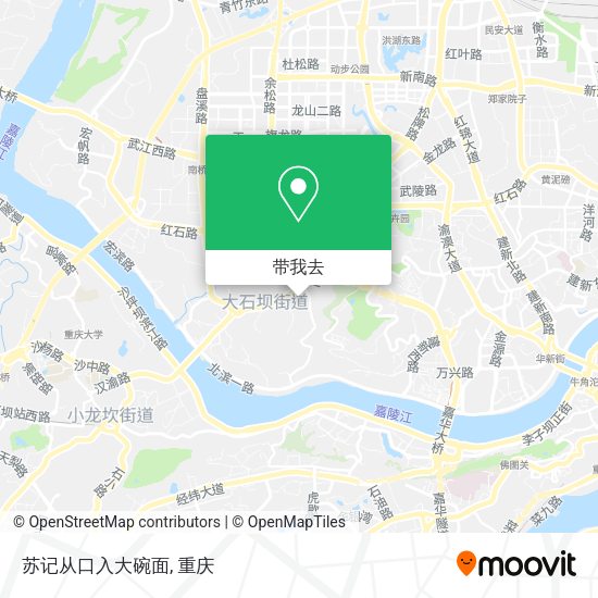 苏记从口入大碗面地图