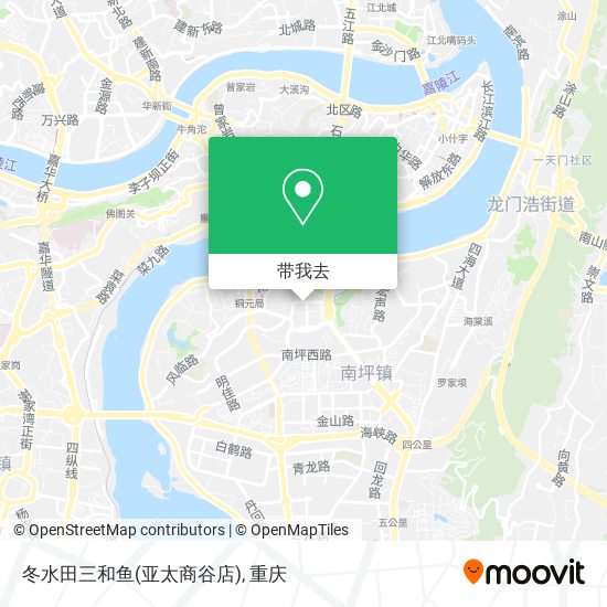 冬水田三和鱼(亚太商谷店)地图