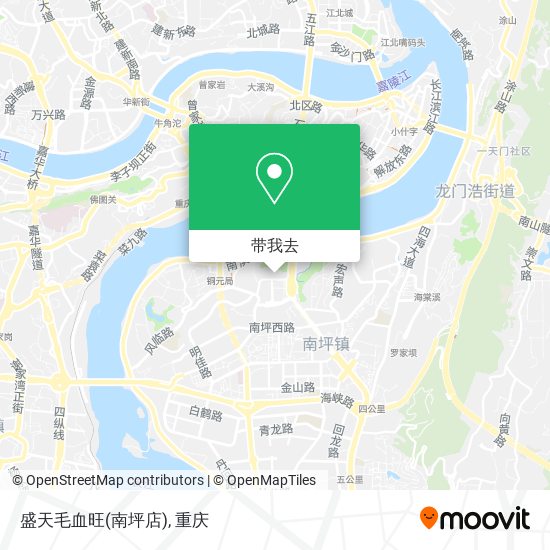 盛天毛血旺(南坪店)地图