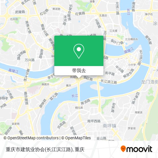 重庆市建筑业协会(长江滨江路)地图