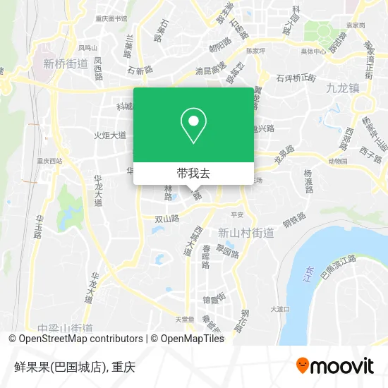 鲜果果(巴国城店)地图