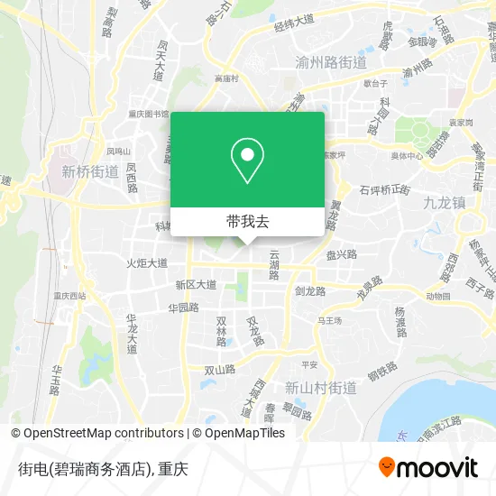 街电(碧瑞商务酒店)地图