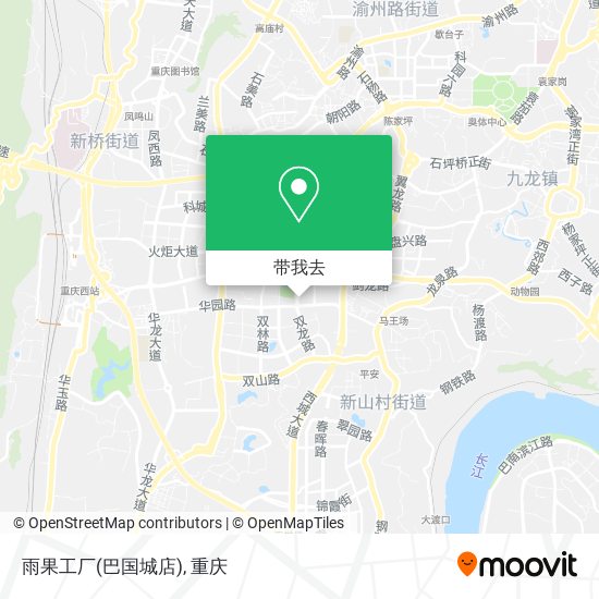 雨果工厂(巴国城店)地图