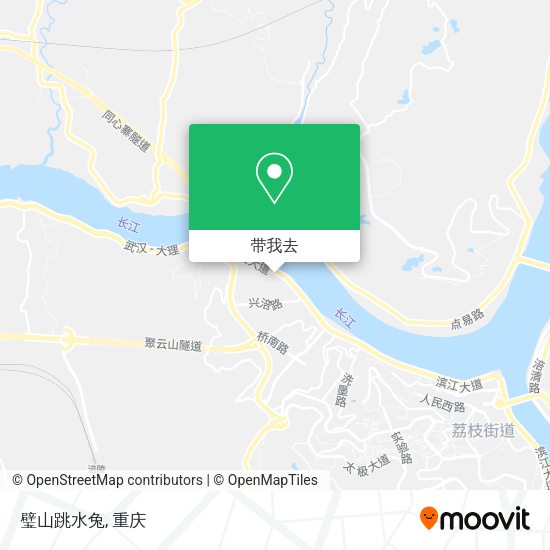 璧山跳水兔地图