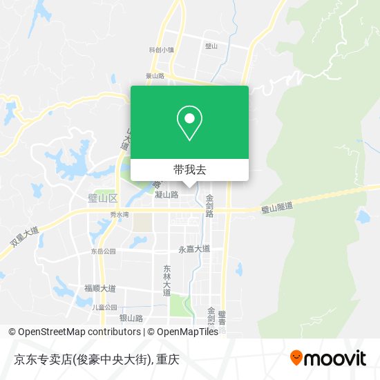 京东专卖店(俊豪中央大街)地图