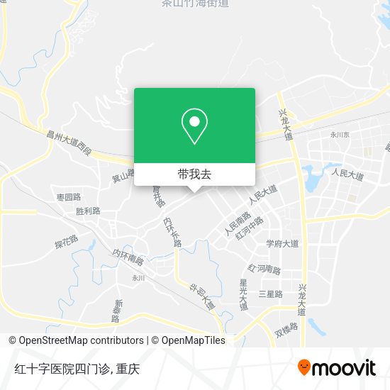 红十字医院四门诊地图