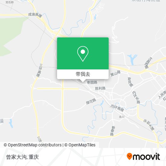曾家大沟地图
